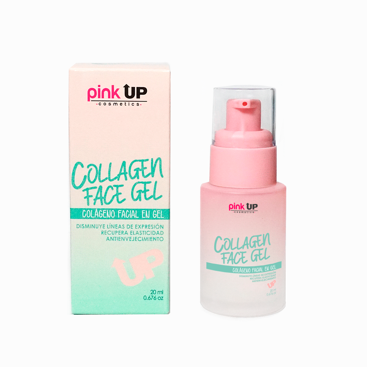 Colágeno facial en Gel PinkUp
